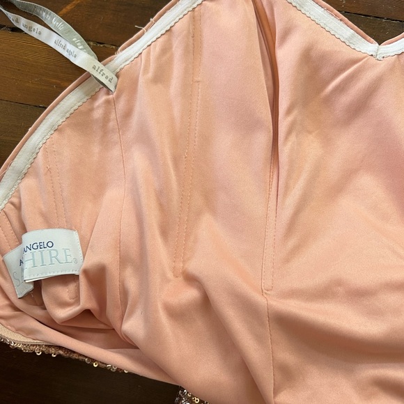 Rose gold sequin dress in size medium - Picture 4 of 11